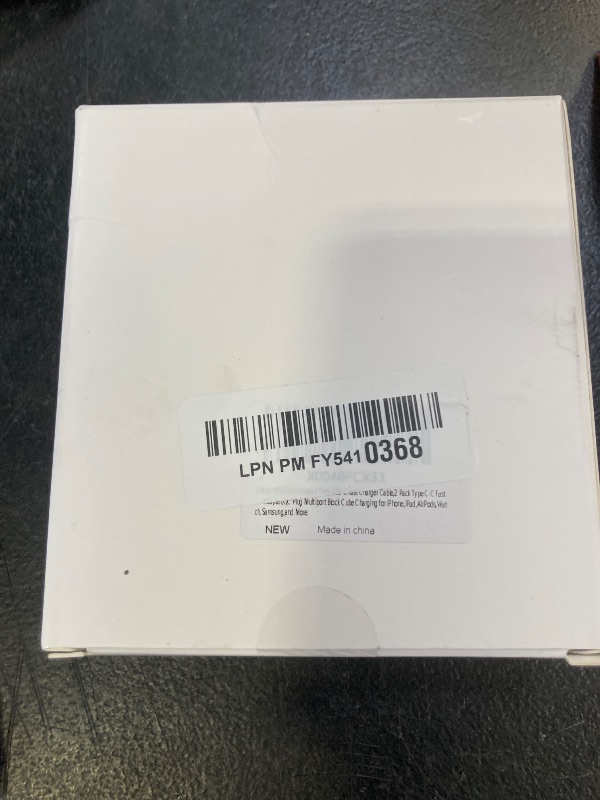 Photo 1 of 2-Pack 40W Fast Charger,2 Pack USB-C and 2 Pack Type C-C Fast Charging Cable,4-Port PD Power Adapter for iPhone 17/Pro/Pro Max/17 Air/ 16 Series/15 Series,iPad,AirPods,Watch,Samsung and More