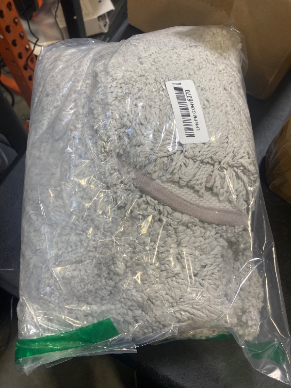 Photo 1 of ILANGO Grey Bathroom Rugs 36" × 24" Non Slip & Super Absorbent Extra Thick Soft, Washable Bath Mat for Floor, Microfiber Plush Shaggy Bath Rug with Rubber for Bathtub Shower Room Sink