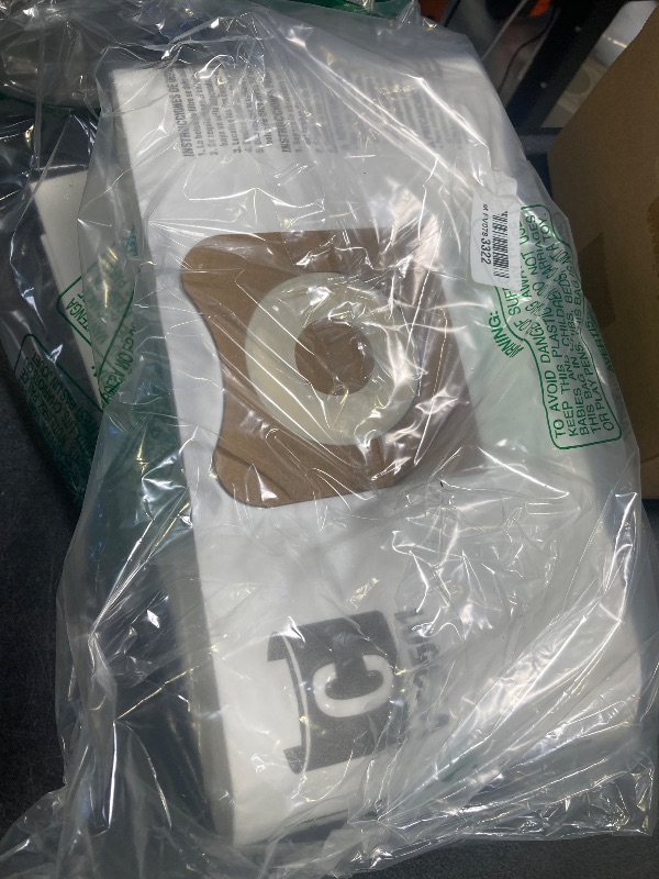 Photo 1 of 20 Pack VF3501 Vacuum Bags Compatible with Ridgid Shop Vac 3, 4, 4.5 Gallon Wet/Dry Vacuum, Rigid 23738 Size C Vac Replacement Bags, Part# 23738, WS32045F