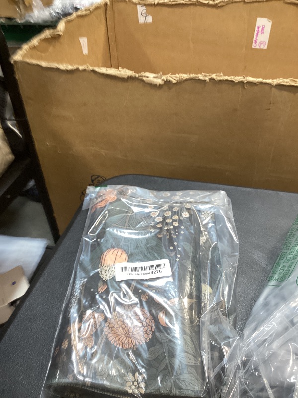 Photo 1 of Dark Cottagecore Mouse Pad Floral Desk Pad,Botanical Mousepad, Vintage Desk Mat,Wildflower Mousepad with Stitched Edges Non-Slip Waterproof Rubber Base Mouse Mat for Office Work Home(27.5X11.8 in)