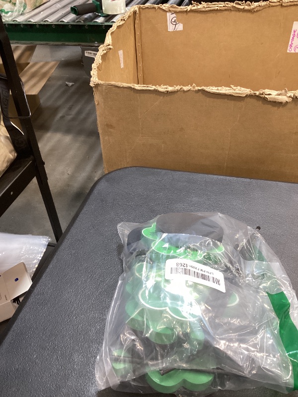 Photo 1 of Happy St. Patrick's Day Blessed Lucky Irish Wood Sign Decor Farmhouse Home Office Coffee Bar Kitchen Table Decor 3 Pieces Green