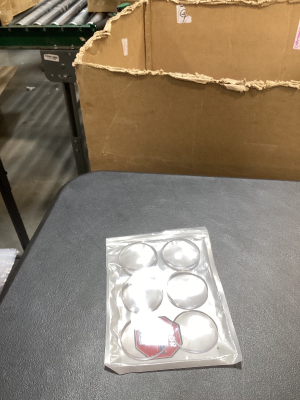 Photo 1 of STRONGEST HOME Wall Protector for Door Knobs, 2-Inch - Clear Self-Adhesive Door Stopper Guards - Quiet Rubber Bumpers for Wall Protection, 6-Pack