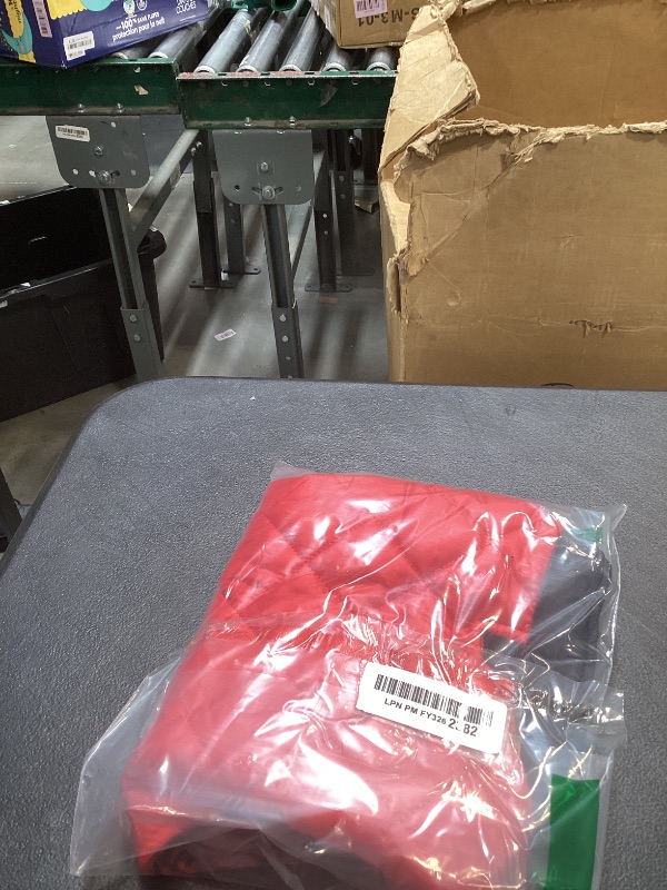 Photo 1 of Reversible Waterproof Dog Coat - Adjustable Winter Jacket for Small to Large Breeds, Warm Cold Weather Apparel for Medium Dogs (Red & Black, Large (Pack of 1))