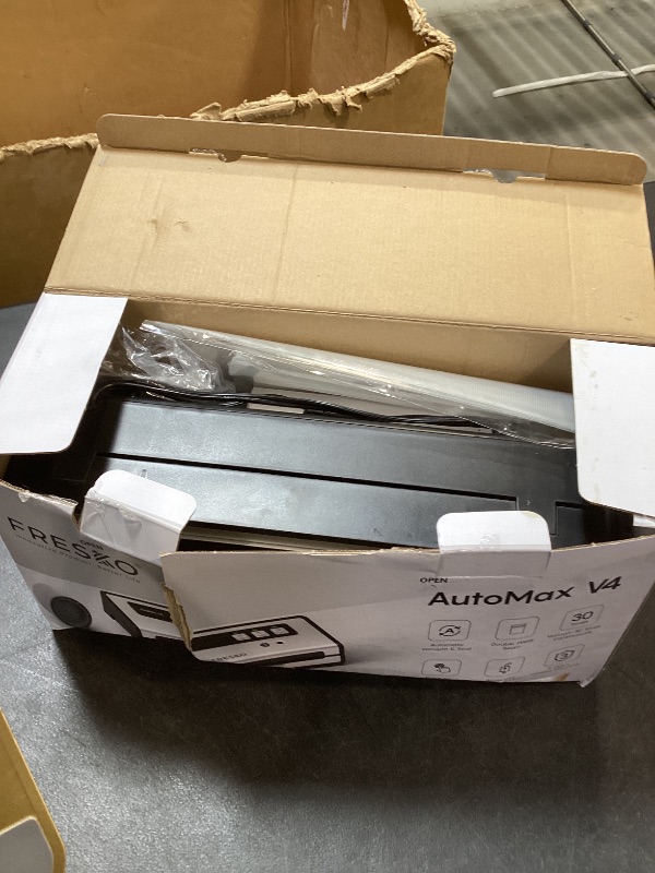 Photo 1 of FRESKO Vacuum Sealer Machine with Automatic Bag Detection, Mason Jar Vacuum Accessory Set, Double Heat Seal, Easy to Use, Starter Kits