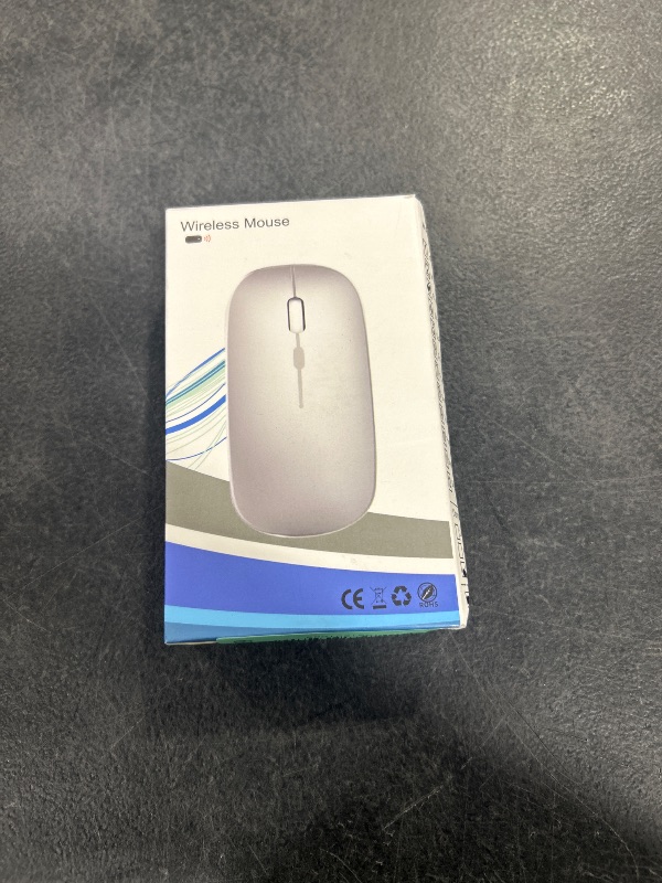 Photo 1 of AZTZATZ Wireless Bluetooth Mouse Rechargeable Long Lasting Dual Mode - BT 5.2 & 2.4G Silent RGB LED Mice, Slim Portable Ergonomic Mouse for Laptop/PC/Tablet/MacBook/iPad/Apple Devices(Rose Gold)