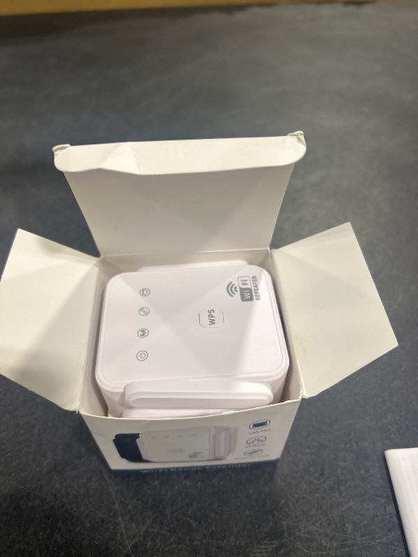 Photo 1 of 1200Mbps WiFi Extender Signal Booster for Home, Dual Band 5GHz/2.4GHz Wireless Internet Repeater with 4 External Antennas, Covers Up to 3600 Sq.ft & Supports 80 Devices, AP Mode with Ethernet Port