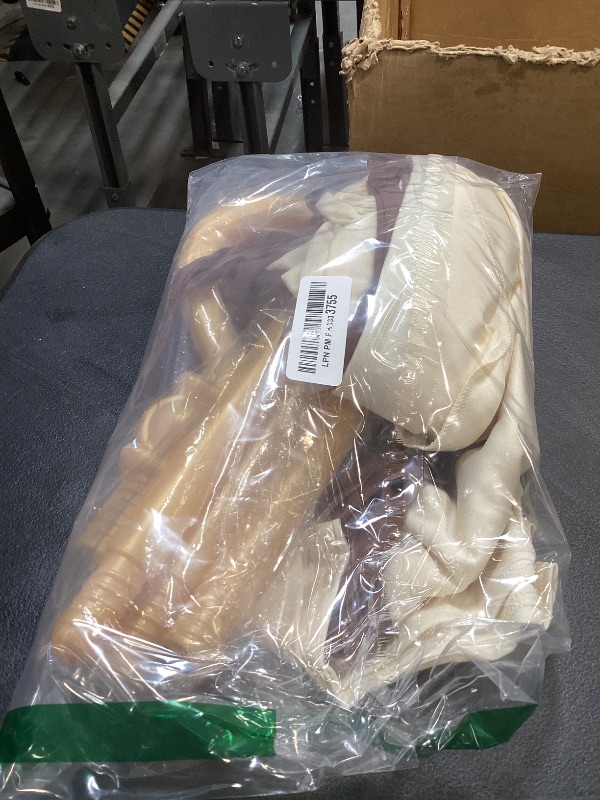 Photo 1 of Irtysh Kids Biblical Saint Joseph Costume Jesus Robe Fancy Dress Sherherd Costume Staffs Headwrap Hat Waist Rope Set(Brown 140)