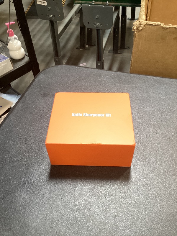 Photo 1 of AIERLIAN Knife Sharpener Tool, Rolling Knife Sharpener Kit, Knife Sharpening with Diamonds and Ceramic for Steel of Any Hardness, Kitchen knife Sharpener with 15 & 20 Degree Magnetic Angle(Brown)