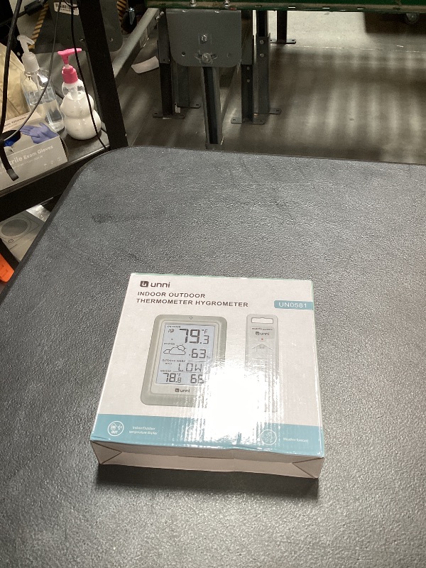 Photo 1 of Indoor Outdoor Thermometer Hygrometer Wireless Weather Station, Temperature Humidity Monitor Battery Powered Inside Outside Thermometers with 330ft Range Remote Sensor and Backlight Display