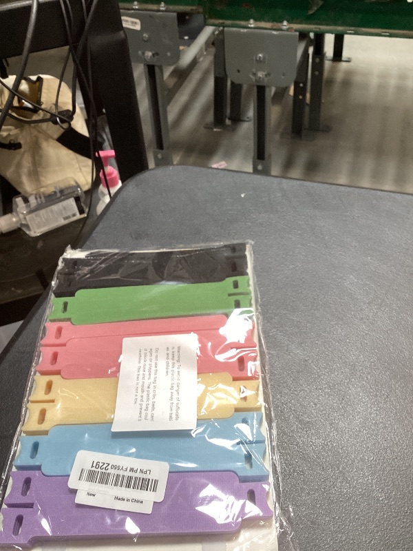 Photo 1 of 200PCS Cable Ties, 6 inch Multi-Colour Cable Ties for Cable Management, Adjustable Fastening, Multi-Purpose Reusable Hook and Loop for Home, Office and Garage