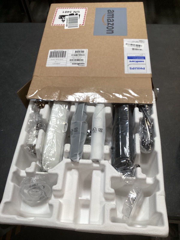 Photo 1 of Philips Sonicare DiamondClean Connected Electric Toothbrush 2 Pack, x2 Sonic Toothbrushes, x2 Charging Travel Cases, x2 A3 Brush Heads, 12 Brushing Settings, (Black and Rose Gold) Model HX9912/71