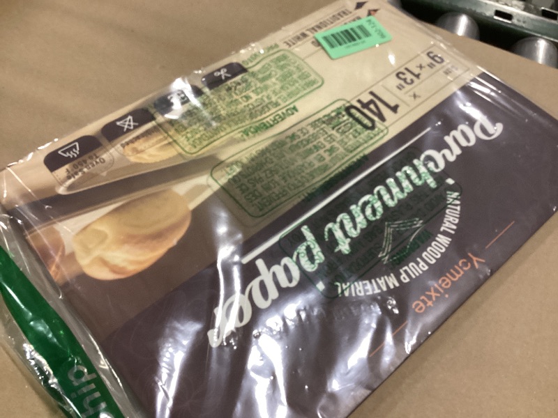 Photo 1 of 140 Parchment Paper Sheets 9x13 Inch | Precut Unbleached Baking Paper Sheets for Oven, Air Fryer, Cookies, Bread, Pizza | Non-Stick, Greaseproof Liners | Natural Brown Parchment for Baking