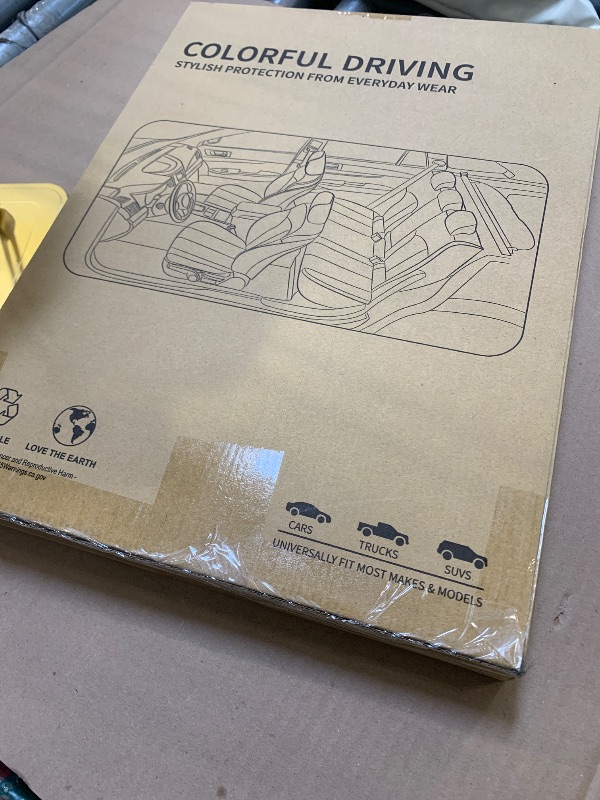 Photo 1 of CAR PASS Bling Diamond Car Floor Mats, Shining Rhinestone Carpet Sparkly Glitter Crystal with Anti-Slip PVC Heel Pad Waterproof Universal Fit Automotive SUV,Sedan,Van,Cute Girl Women,4pcs Black Red