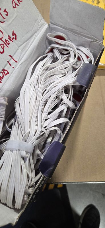 Photo 1 of CETELUMA 300FT/90M Permanent Outdoor RGB Lights, IP67 Waterproof Smart Eave Lighting, with App/Remote Control Eaves Light, DIY LED Scenes Modes for House Roof Decor,Party