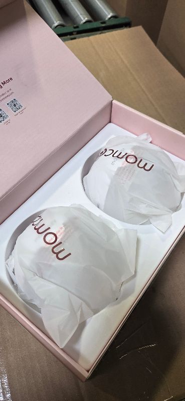 Photo 1 of Momcozy M5 Lite Hands-Free Wearable Breast Pump, DoubleFit Flange for Baby-Like Comfort, 3 Modes & 9 Suction Levels, No Flange Insert or Hard Carry Case, 24mm, 2-Pack, Cozy Red