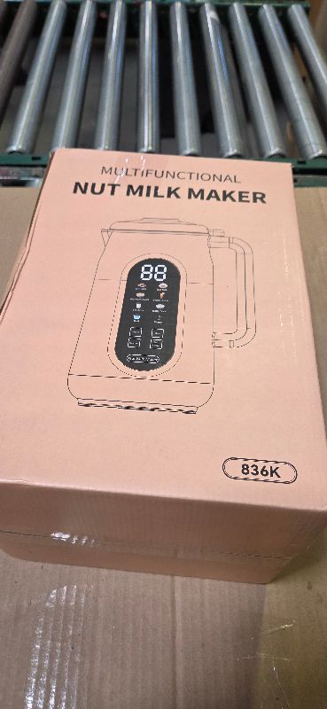 Photo 1 of 10 in 1 Nut Milk Maker Machine, 42oz IMD Screen Almond Milk Maker, Soy Milk Maker with Self-Cleaning, Delay Start, Keep Warm, Boil Water, Automatic Plant-Based Milk Blender for Soybean, Oat, Coconut