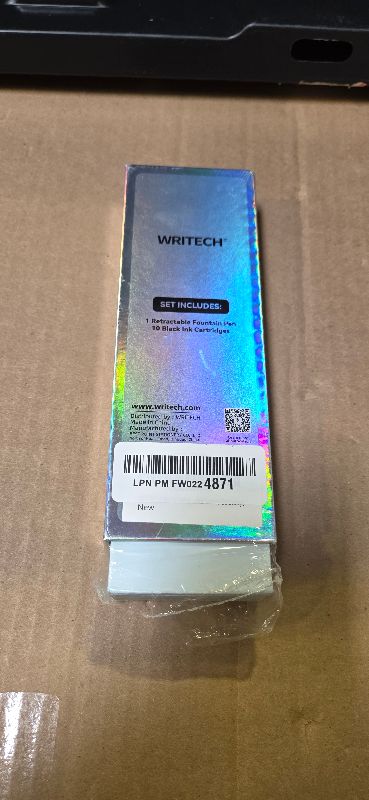 Photo 1 of WRITECH Retractable Fountain Pen Set: Fine Nib Black Ink Premium Gift Box Includes 10 Cartridges, Perfect for Graduation Anniversaries Birthdays