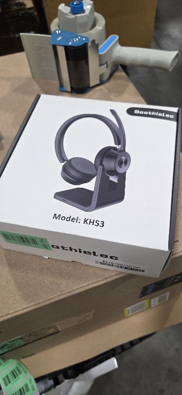 Photo 1 of (Upgraded Version) Wireless Headset, Bluetooth Headset with Noise Cancelling Microphone, Best Headphones with Mic Mute & USB Dongle for PC/Computer/Laptop/Cell Phones/Remote Work/Call Center