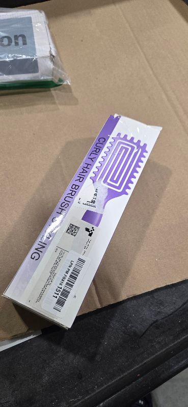 Photo 1 of 2-Pack Curly Hair Brush, Curl Defining Brush with Soft Boar Bristles Detangling Tangled Glides, Wide-Teeth Design Effortlessly Shaping & Defining Curls, Curling Definer for Wet & Dry Hair(Pink Purple)