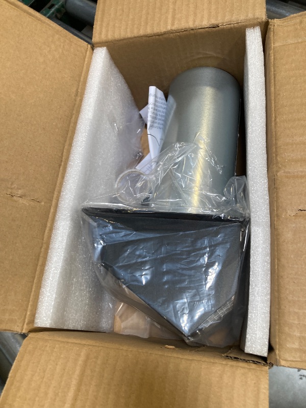 Photo 1 of 4 Inch Hooded Wall Vent with Screen and Damper,Outdoor Dryer Vent Cover for 4 inch Pipe,Wall Exhaust Vent Cover Cap External Extractor for House Ventilation&Outside Air Exhaust,Galvanized Steel,Black