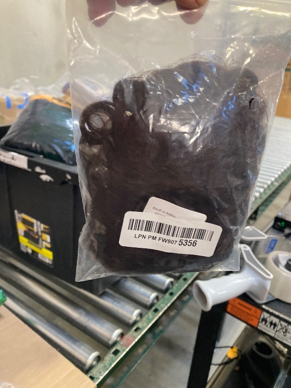 Photo 1 of 7x10cm Small Area Short Curly Human Hair Topper Fluffy Curly Hair Topper Clip in Toupee Hairpieces Top Crown Topper Hair Replacement Wiglets Weavy Topper Hair Pieces for Women Dark Brown