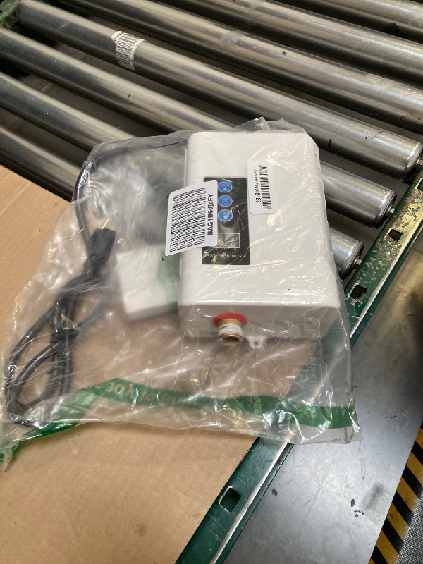 Photo 1 of Electric Tankless Water Heater, 110V, 3KW, Digital Display, Self-Modulating, Eco-Smart, Under Sink Application. (110V White)