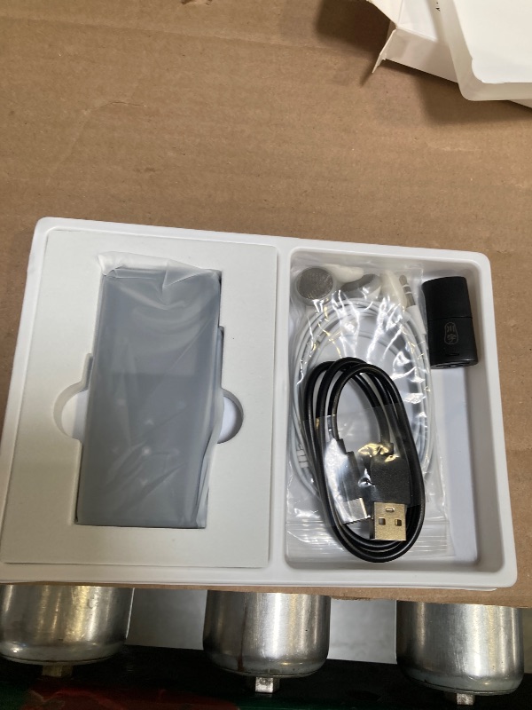 Photo 1 of 128GB MP3 Player with Bluetooth 5.2, AiMoonsa Music Player with Built-in HD Speaker, FM Radio, Voice Recorder, HiFi Sound, E-Book, Earphones Included