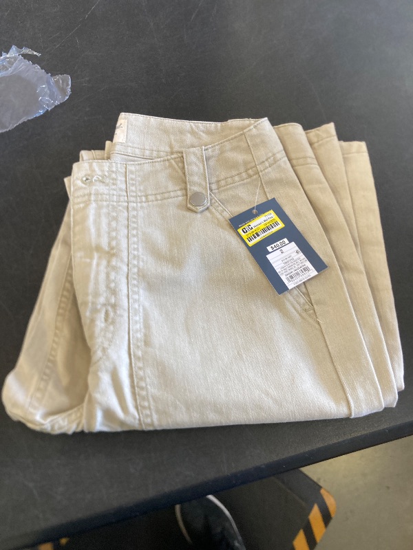 Photo 1 of Women's Mid-Rise Straight Leg Cargo Pants - Universal Thread™ Tan 2
