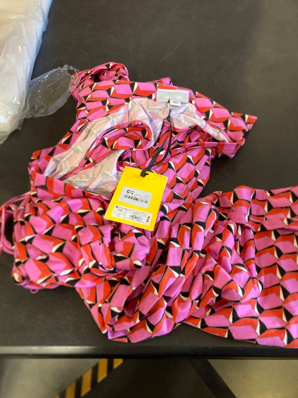 Photo 1 of Diane Von Furstenberg XXS Set Pink Modern Geo Jumpsuit