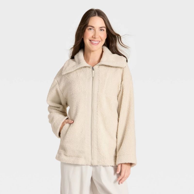 Photo 1 of Women's High Pile Jacket - All in Motion™ Beige S
