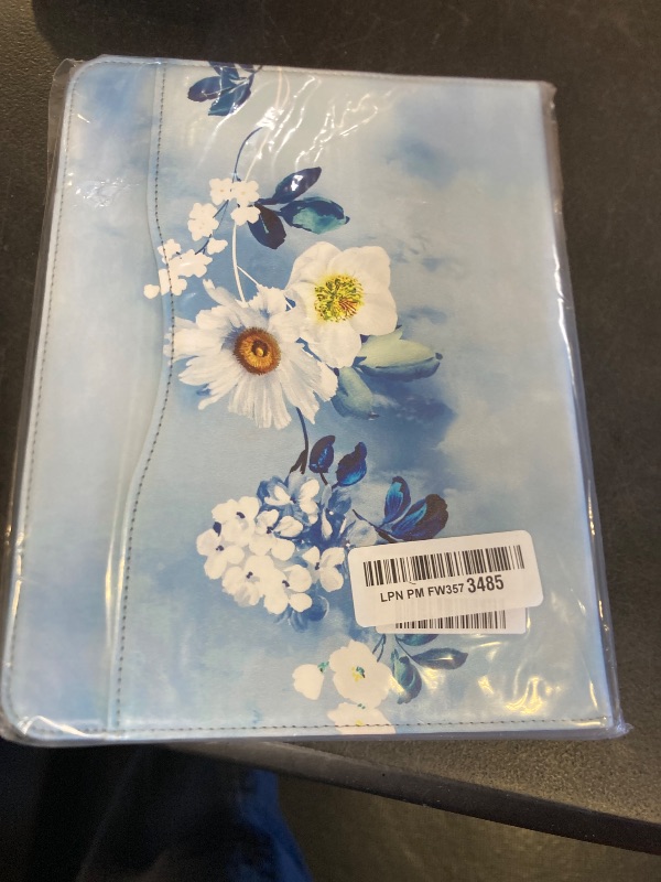 Photo 1 of Feams Case for iPad (A16) 11th Generation 11 Inch 2025, iPad 10th Generation Case 10.9 Inch 2022 Flip Stand Auto Sleep Cover with Pencil Holder & Pocket, Blue Floral