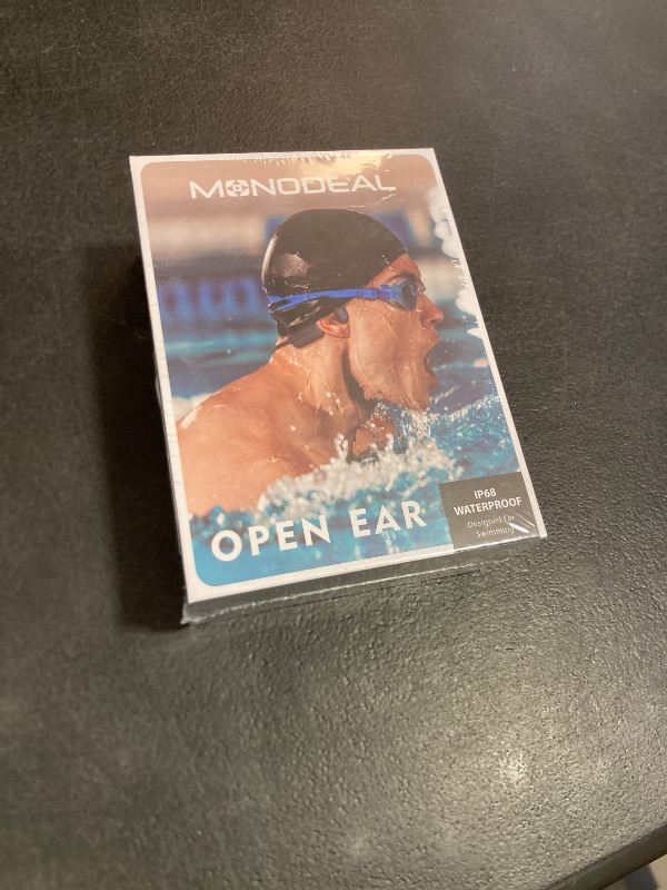 Photo 1 of MONODEAL Swimming Headphones - IP68 Waterproof Open Ear Bluetooth 5.4 Earbuds With 32GB Memory Card for Swimming, Running and Sports