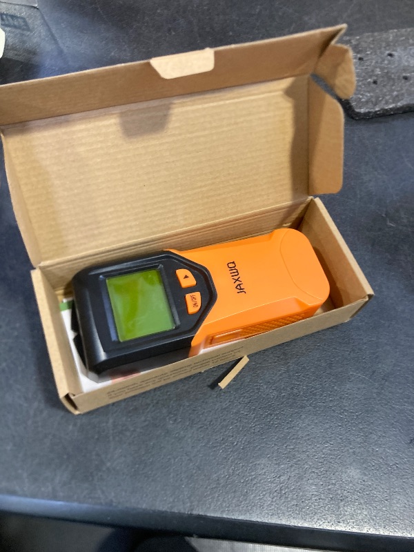 Photo 1 of Stud Finder Wall Scanner - 5 in 1 Stud Finder Tool w/Smart Chip and HD LCD Display, Stud Detector Beam Finders for the Center and Edge of Wood AC Wire Metal Studs Joist Pipe (BloodOrange)