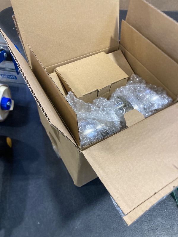 Photo 1 of 2 Set All Keyed Same Entry Door Knobs and Single Cylinder Deadbolt Combo Set for Entrance and Front Door, Keyed Alike Exterior Door Lock Set with Keys, Satin Nickel Deadbolt Lock and Door Knob Set