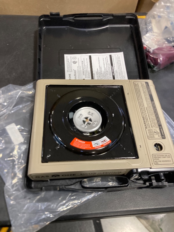 Photo 1 of Gas One GS-3400P Propane or Butane Stove Dual Fuel Stove Portable Camping Stove - Patented - with Carrying Case Great for Emergency Preparedness Kit