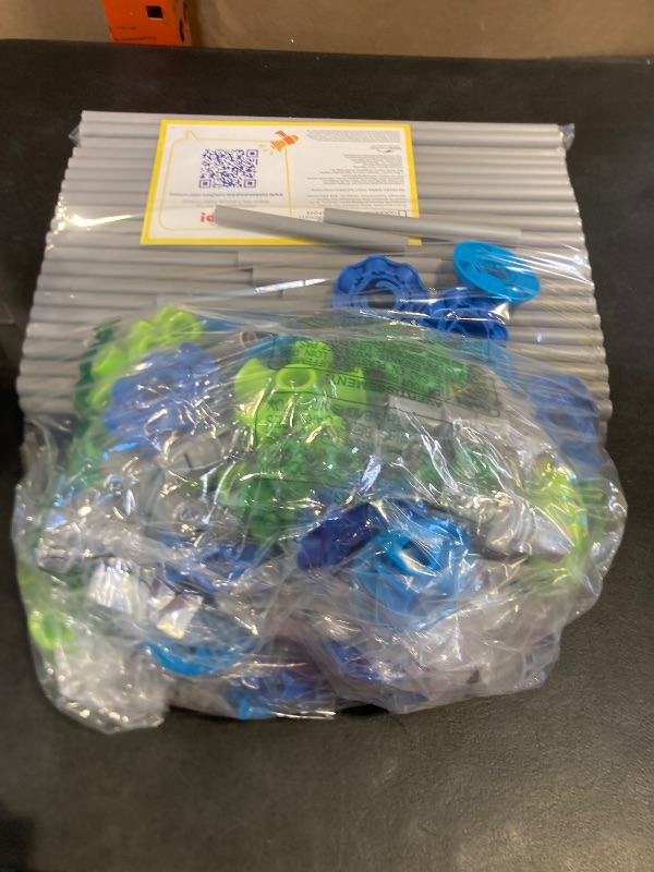 Photo 1 of National Geographic Indoor Fort Building Kit - 225 Pieces for Creative Play, STEM Building Toys for Kids Ages 6-12, Blanket Fort (Amazon Exclusive)