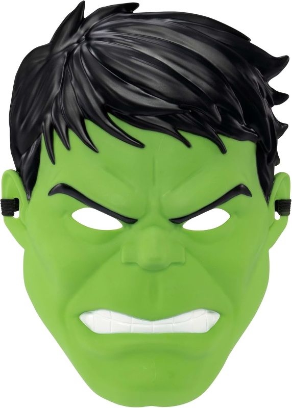 Photo 1 of Jazwares Marvel Hulk Child - 3D Plastic Mask with Elastic Strap Standard Green