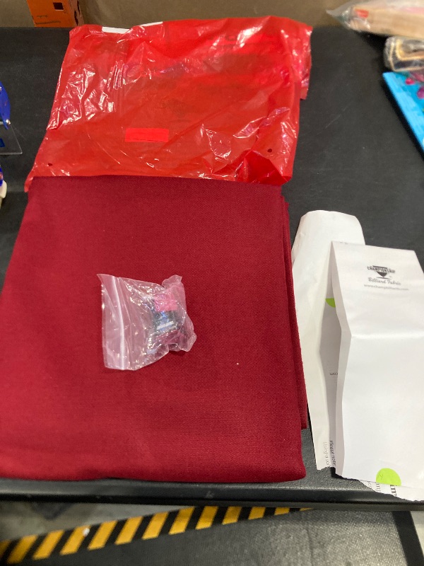 Photo 1 of Saturn II Billiard Cloth Pool Table Felt - 7-ft - Burgundy
