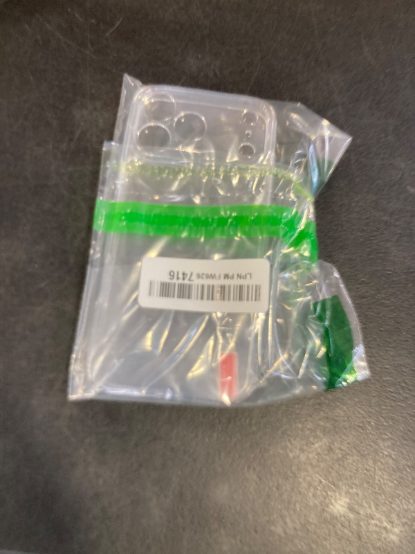 Photo 1 of FNTCASE for iPhone 17 Pro Case: Clear Military Grade Drop Protection Anti Yellowing Cell Phone Cover - Rugged Shockproof Protective Bumper Transparent Phonecase