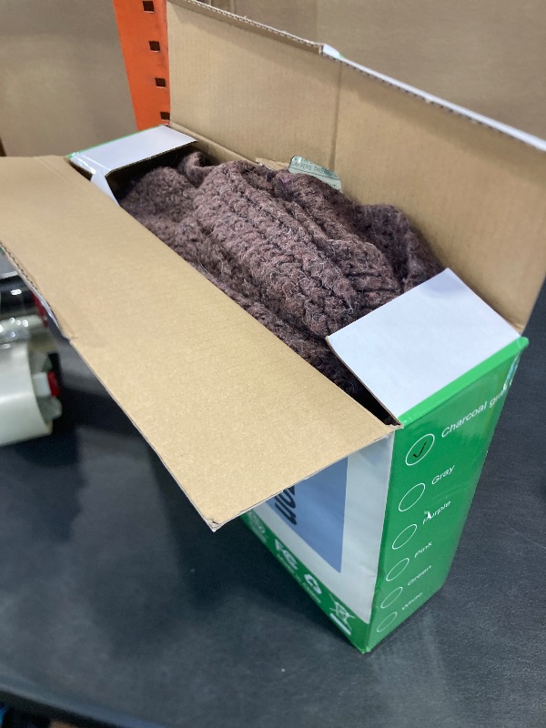 Photo 1 of BROWN KNITTED BLANKET