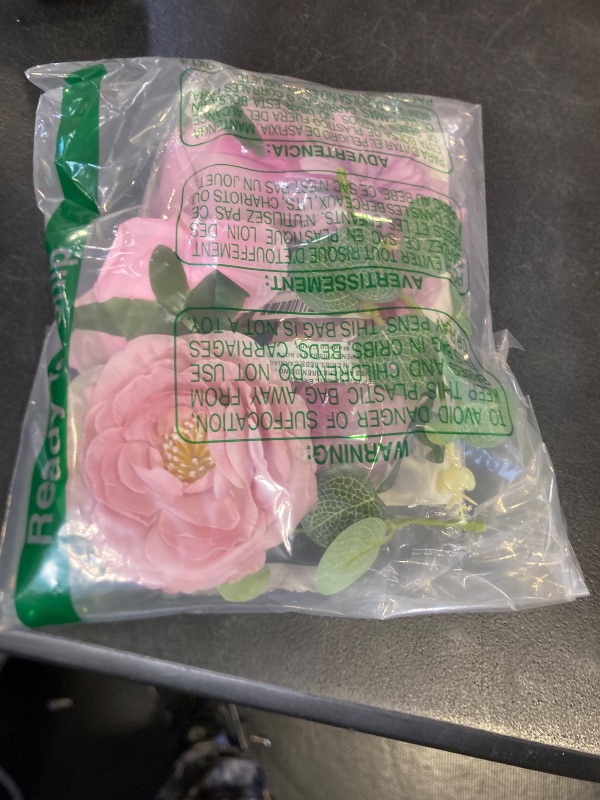 Photo 1 of 20 PCS Flower Cake Toppers Butterfly Cake Decorations Happy Birthday Cake Toppers with Pink Purple Flowers Eucalyptus Butterflies for Birthday Party Wedding Baby Shower Supplies (Pink Purple)