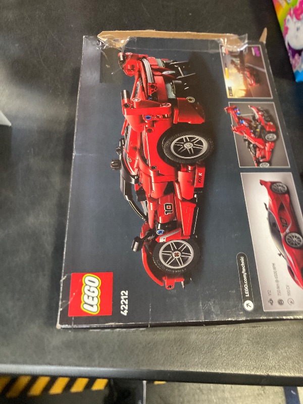 Photo 1 of LEGO Technic Ferrari FXX K Toy Car - Building Toy for Girls & Boys, Ages 10+ - Cool Birthday Gift for Kids - Race Car Model for Play & Display - 42212