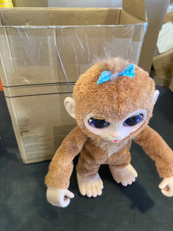Photo 1 of FurReal Peanut The Playful Monkey Interactive Toy, 15-inch Realistic Plush, Kids Toys for Ages 4 Up by Just Play