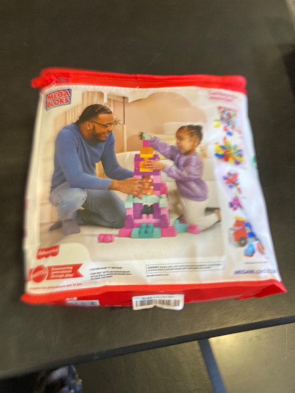 Photo 1 of Mega Brands - First Builders: Big Build Pink Bag, 80 Pieces