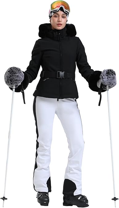 Photo 1 of GSOU SNOW Women's Ski Jacket Snowboard Warm Winter Short Slim Snow Coat Jacket Mountain Windproof Waterproof Insulated Hooded
small