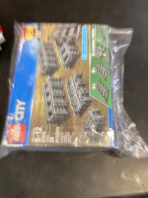 Photo 1 of LEGO City Tracks - Train Track Expansion Set - Additional 20 Pieces Compatible with Our Sets - 8 Straight, 4 Curved, & 8 Flexible Tracks - 60205