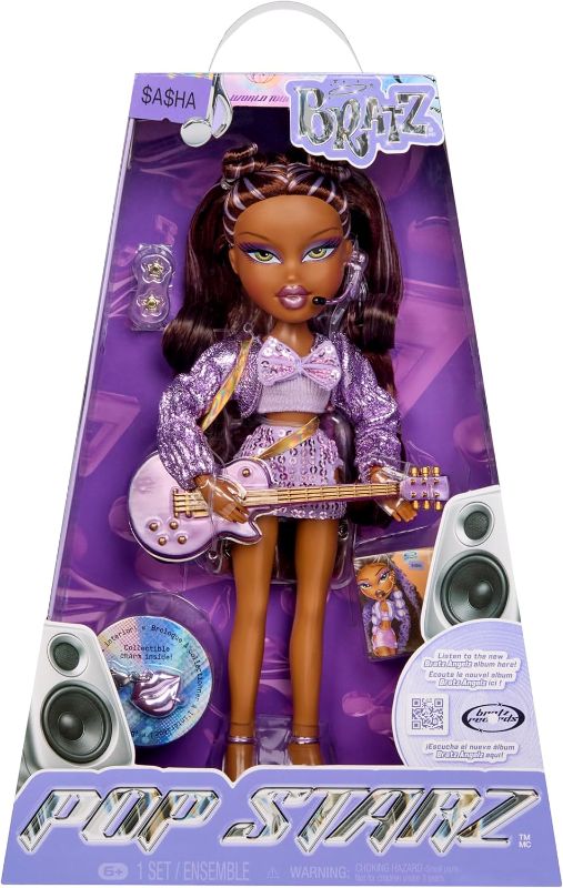 Photo 1 of Bratz Pop Starz Sasha Fashion Doll with Accessories and Charm