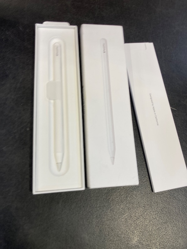 Photo 1 of Apple Pencil Pro: Latest Model - Device Compatibility Check Required - Pixel-Perfect Precision, Tilt and Pressure Sensitivity, Ideal for Note-Taking, Drawing, and Art. Charges and Pairs Magnetically