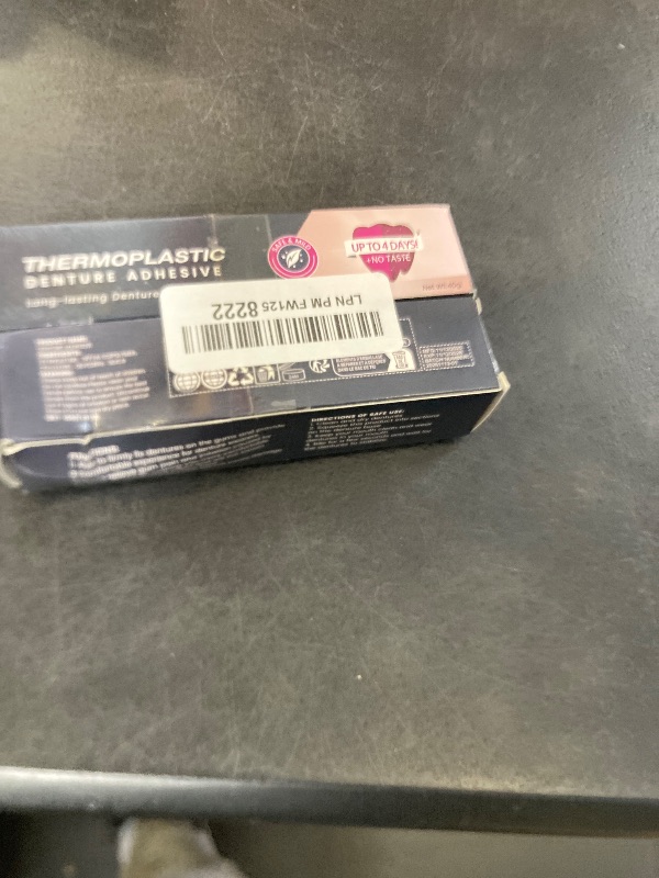 Photo 1 of 2Pcs Thermoplastic Denture Adhesive, Refits and Tightens Loose Upper and Lower Dentures and Partials, Comfortable, Secure Denture Grip for Up to 4 Days