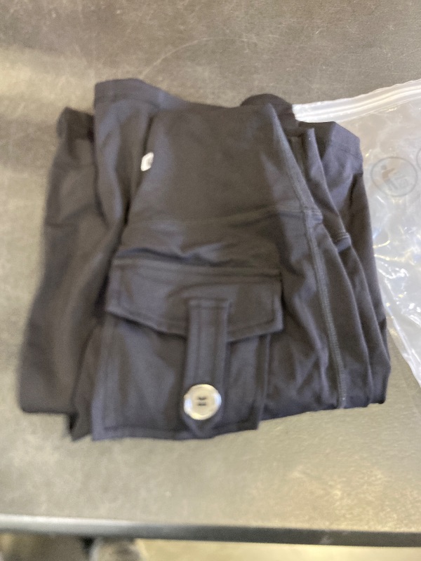 Photo 1 of YEOREO CoreFlex Women Workout Flare Leggings with Pockets Scrunch Cargo Gym Yoga Leggings Black XS